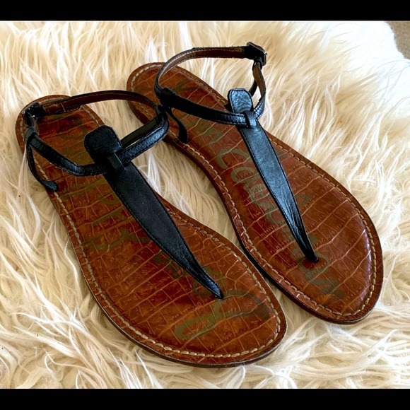 (SOLD) Sam Edelman gigi black thong sandals - Picture 7 of 9